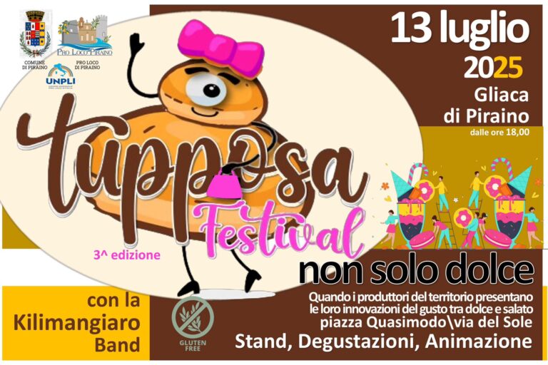 Tupposa Festival 2025: Un Viaggio Enogastronomico Indimenticabile a Gliaca di Piraino