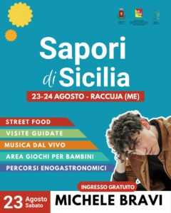 A Raccuja, borgo suggestivo dei Nebrodi, torna l’evento “Sapori di Sicilia” il 23 e 24 agosto