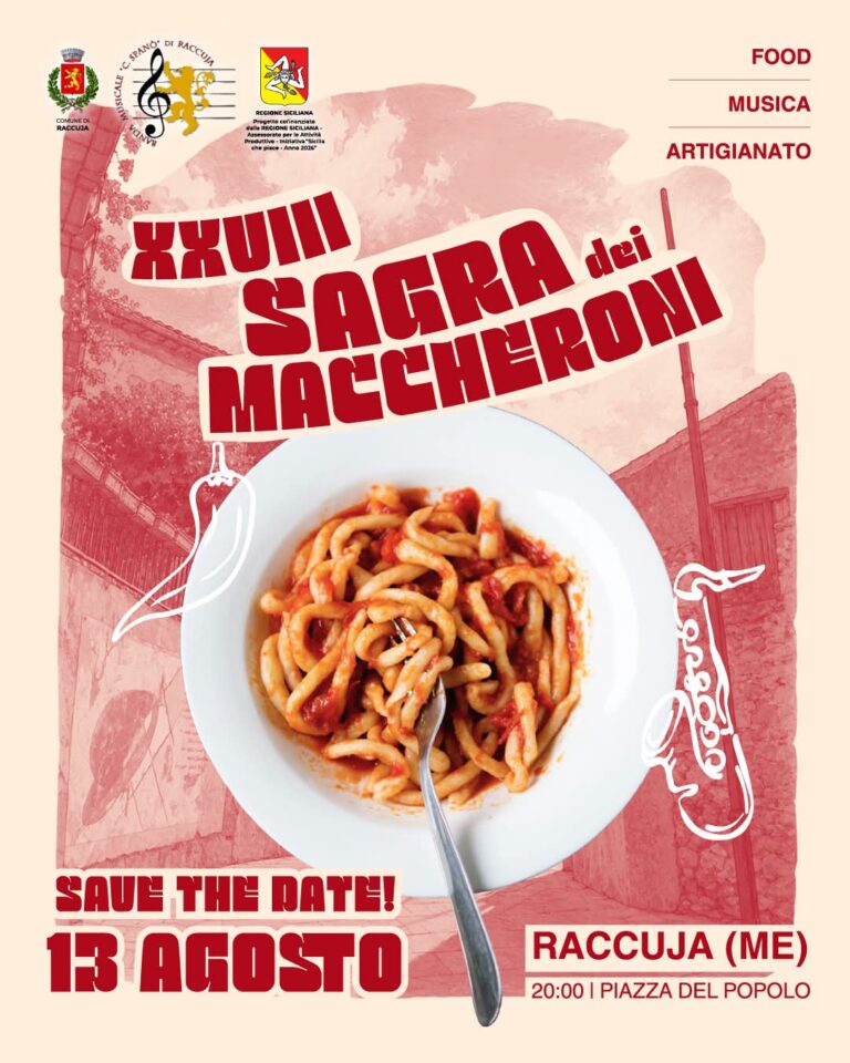 Raccuja e la XXIII Sagra dei Maccheroni: il gusto della tradizione nel cuore dei Nebrodi
