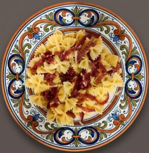Farfalle con Bresaola e Parmigiano