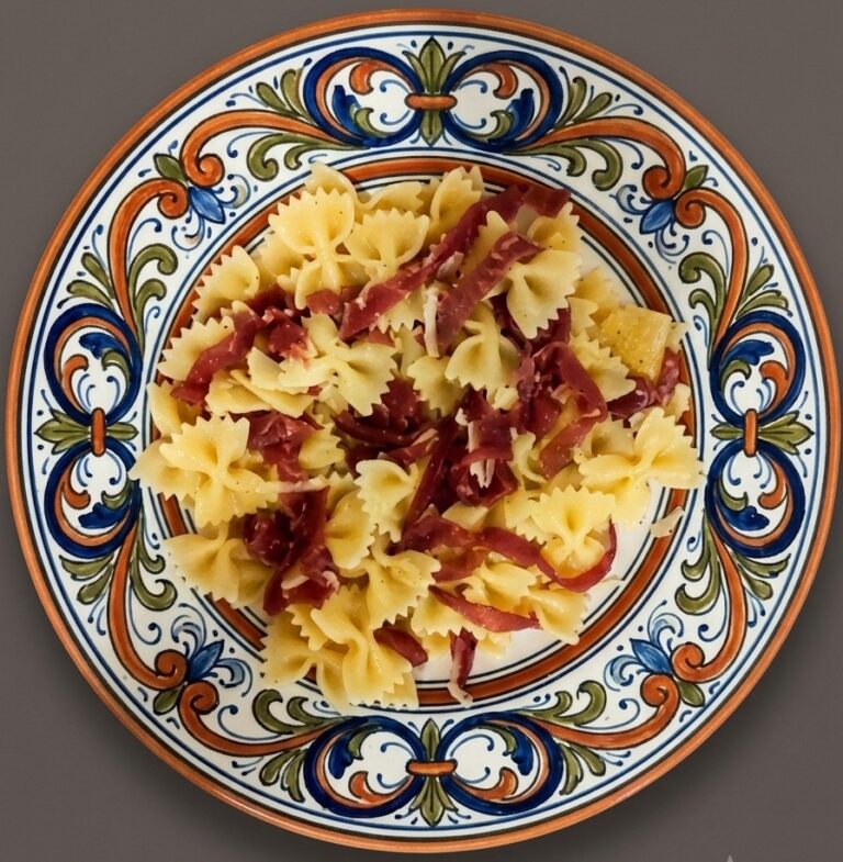 Farfalle con Bresaola e Parmigiano